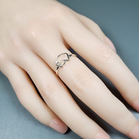 Brand New S925 Silver Hello Kitty Ring #1 - Picture 2 of 5